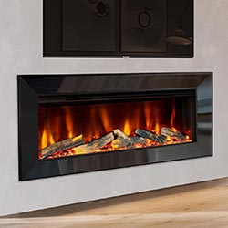 Celsi Electriflame VR Commodus S-1000 Nickel and Black HIW Electric Fire